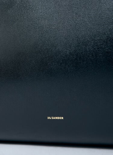 皮革弧形单肩包 Jil Sander 皮革弧形单肩包 黑色 jil0259014