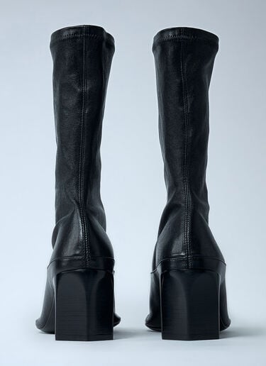 Heeled Leather Boots Jil Sander Heeled Leather Boots Black jil0262013