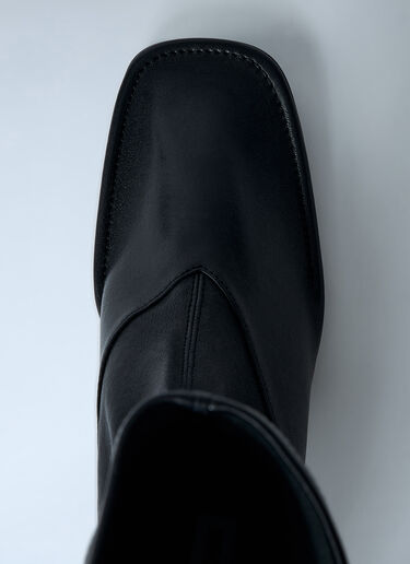 Heeled Leather Boots Jil Sander Heeled Leather Boots Black jil0262013