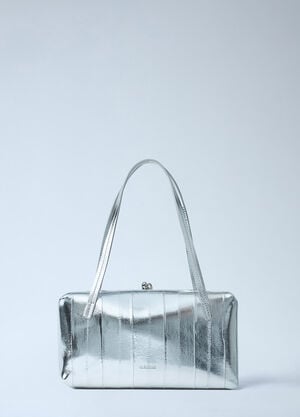 Jil Sander Small Goji Handbag Silver jil0262026
