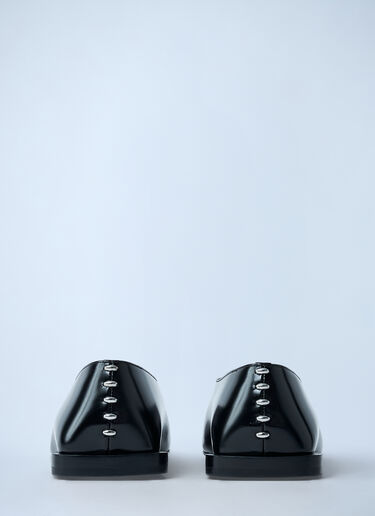 Jil Sander Leather Ballerina Flats Black jil0262028