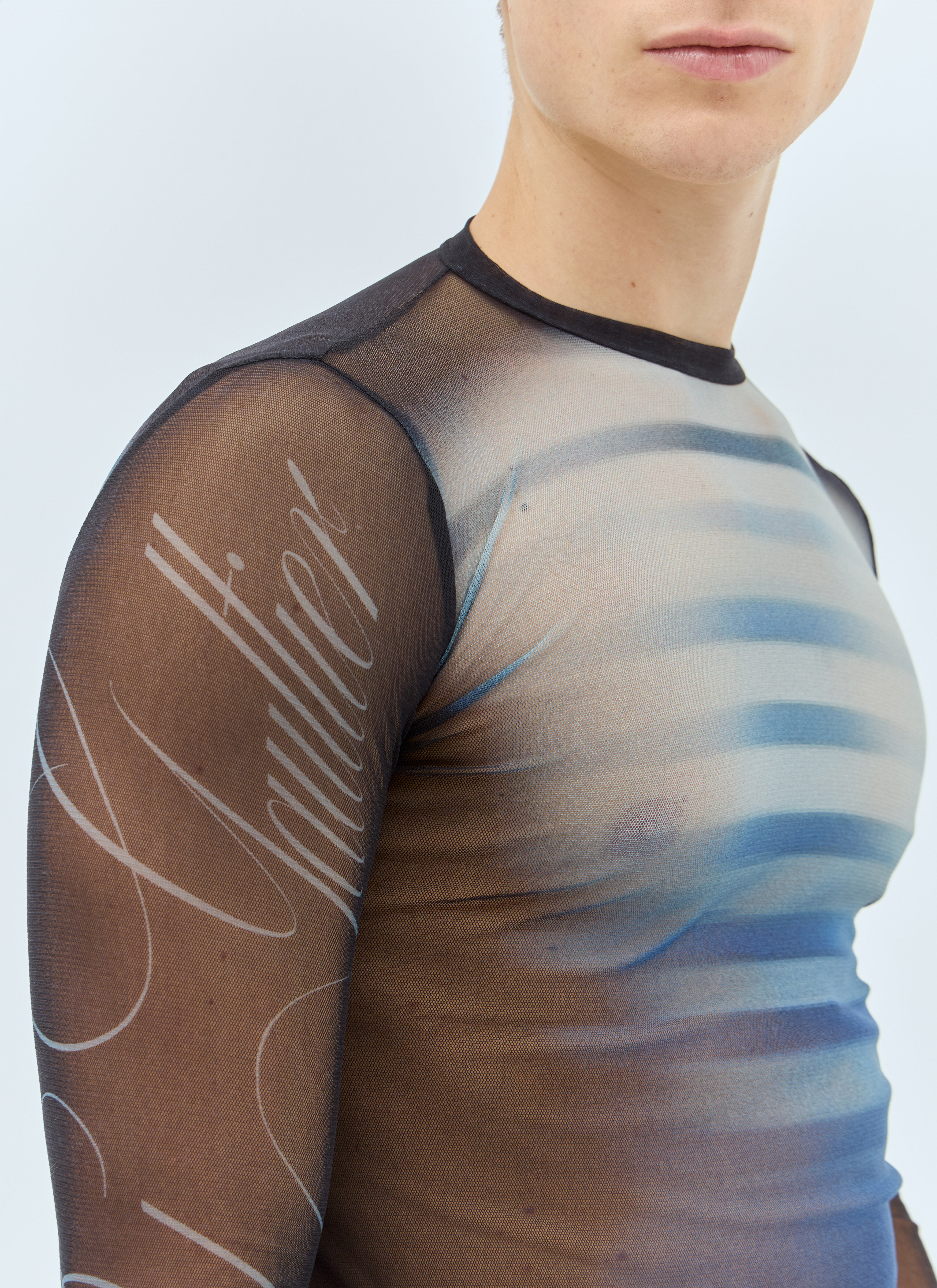 【関税込み】Jean Paul Gaultier ネイビー Le Male トップス Navy 'Le Mâle' T-shirt by Jean Paul Gaultier on Sale