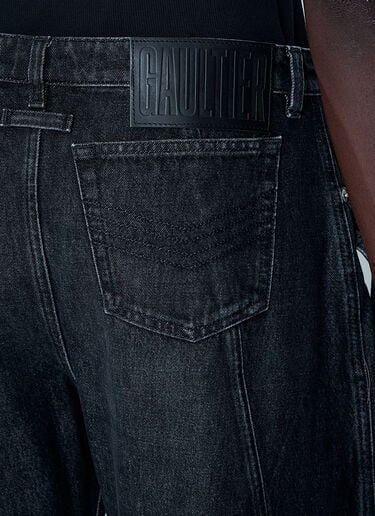 Jeans With Strap Detail Jean Paul Gaultier Jeans With Strap Detail Black jpg0161004