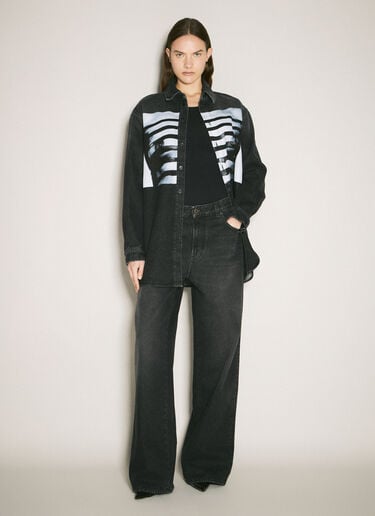 Body Mariniere 印花牛仔衬衫 Jean Paul Gaultier Body Mariniere 印花牛仔衬衫 黑色 jpg0258013