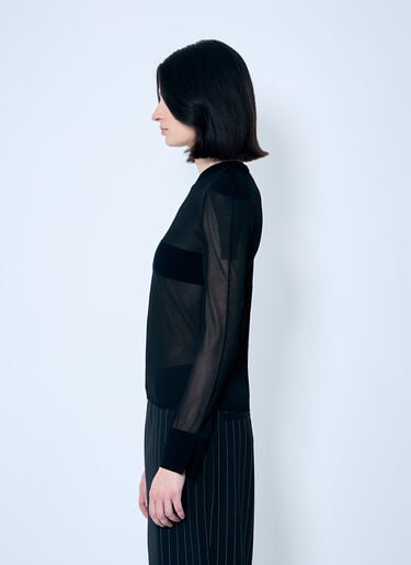 Open-Knit Sweater Jean Paul Gaultier Open-Knit Sweater Black jpg0259011