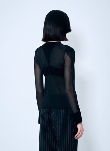 Open-Knit Sweater Jean Paul Gaultier Open-Knit Sweater Black jpg0259011