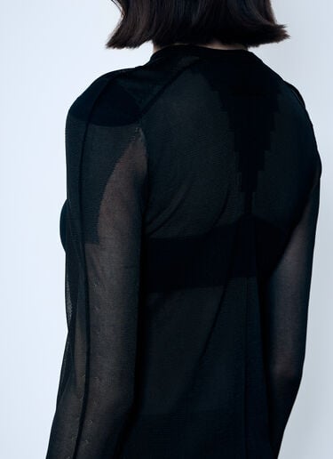 Open-Knit Sweater Jean Paul Gaultier Open-Knit Sweater Black jpg0259011