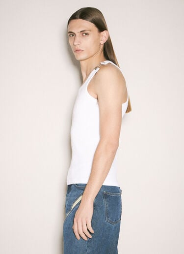 Overall Buckles Tank Top Jean Paul Gaultier Overall Buckles Tank Top White jpg0359002