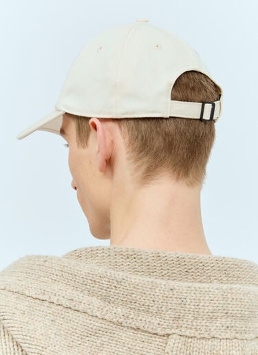 로고 자수 베이스볼 캡 JW Anderson 로고 자수 베이스볼 캡 크림 jwa0156009
