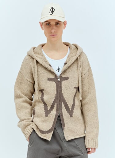 로고 자수 베이스볼 캡 JW Anderson 로고 자수 베이스볼 캡 크림 jwa0156009