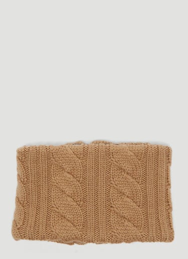 Cable Knit Neckband JW Anderson Cable Knit Neckband Brown jwa0235009