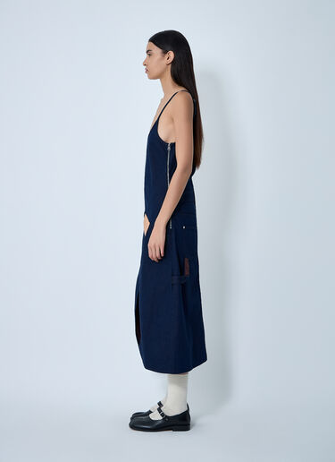 Twisted Workwear Dress JW Anderson Twisted Workwear Dress Blue jwa0261002