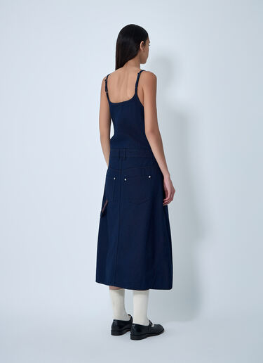 JW Anderson Twisted Workwear Dress Blue jwa0261002