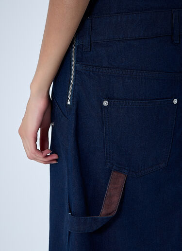 JW Anderson Twisted Workwear Dress Blue jwa0261002