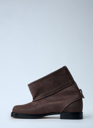 Suede Biker Boots JW Anderson Suede Biker Boots Brown jwa0261012