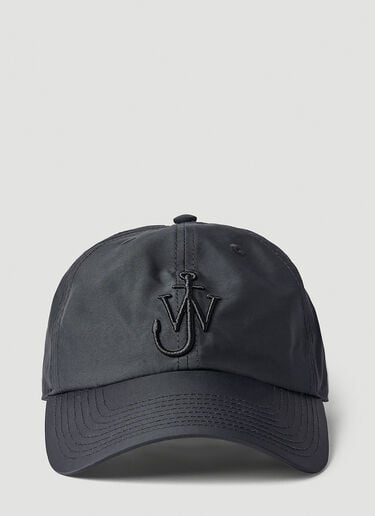 刺绣徽标棒球帽 JW Anderson 刺绣徽标棒球帽 黑色 jwa0351014