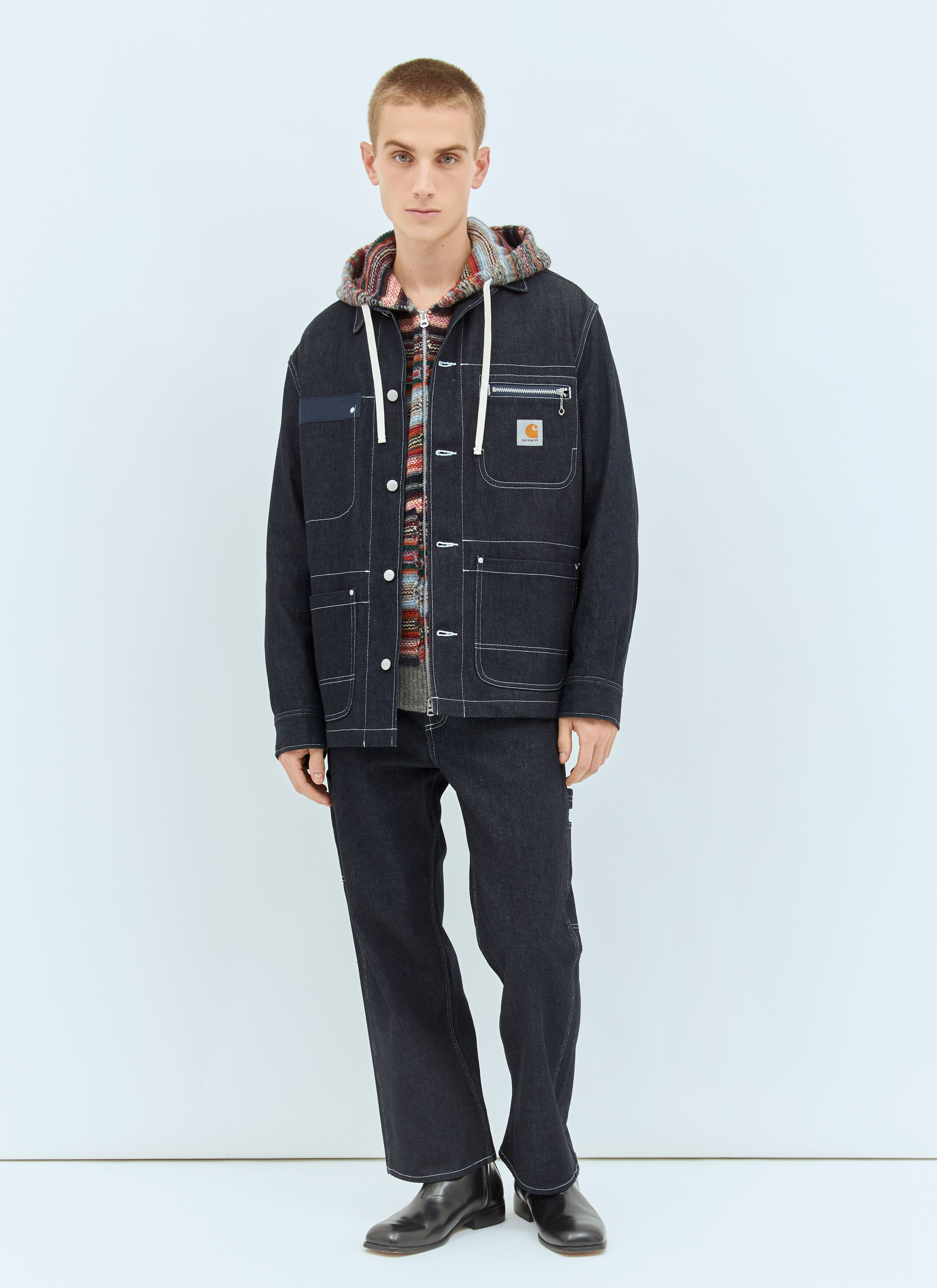 Junya Watanabe Men's' x Carhartt Denim Jacket in Blue | LN-CC®