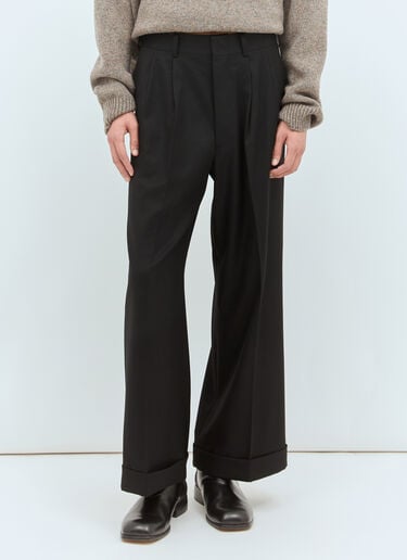 테일러드 울 팬츠 Junya Watanabe 테일러드 울 팬츠 블랙 jwn0158005