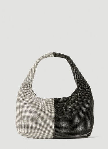 Mini Crystal Mesh Armpit Shoulder Bag KARA Mini Crystal Mesh Armpit Shoulder Bag Silver kar0252011