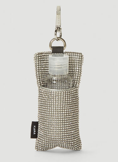 10.10 Crystal Mesh Sanitiser Pouch Kara 10.10 Crystal Mesh Sanitiser Pouch Silver kar0310001