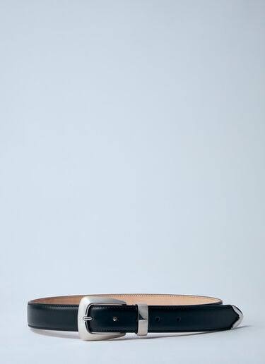 Leather Benny Belt Khaite Leather Benny Belt Black kha0260007