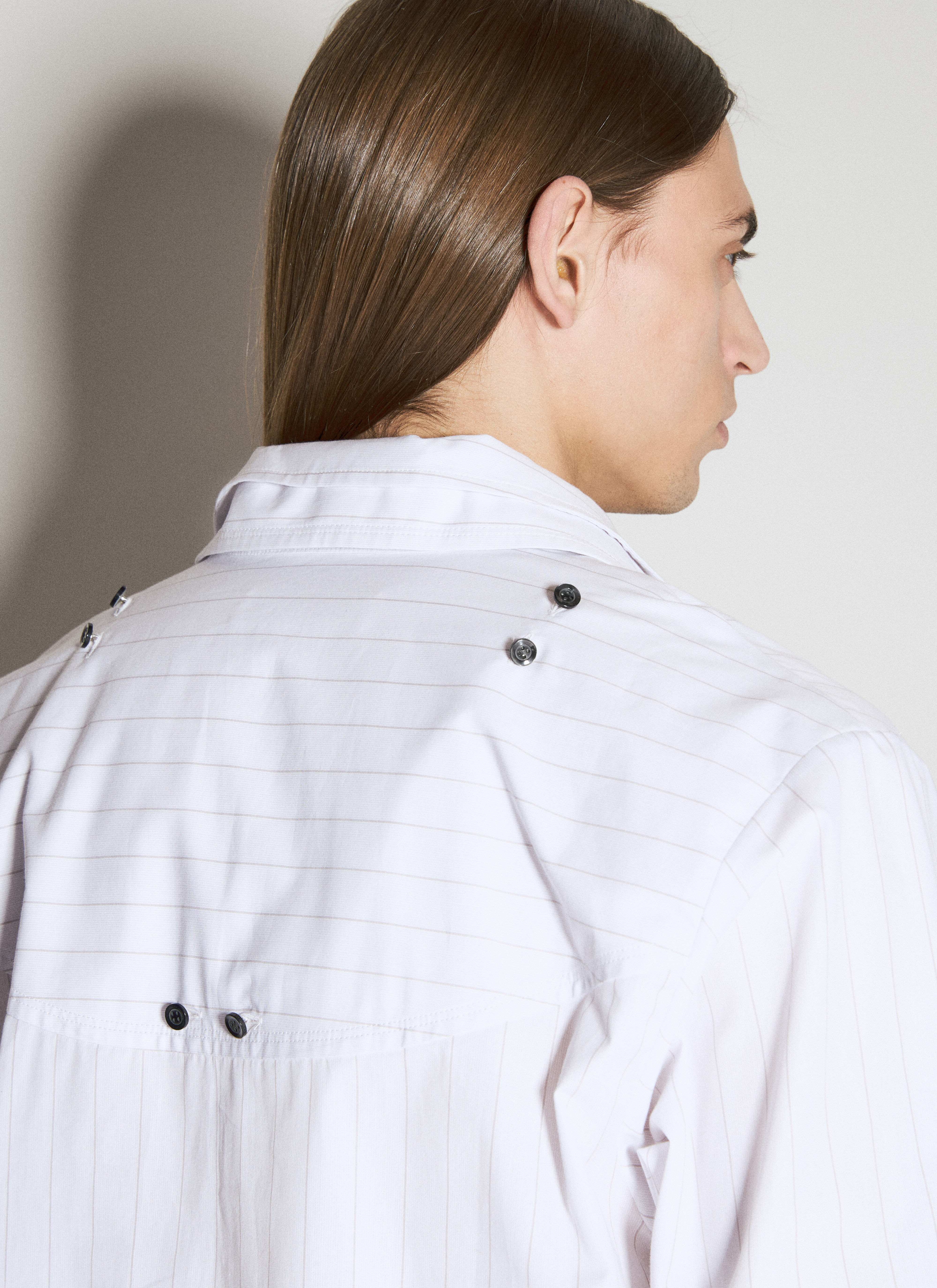 トップス Kikokostadinov tonino shirt jacket Kiko Kostadinov Men's' Tonino Shirt Jacket in White | LN-CC®