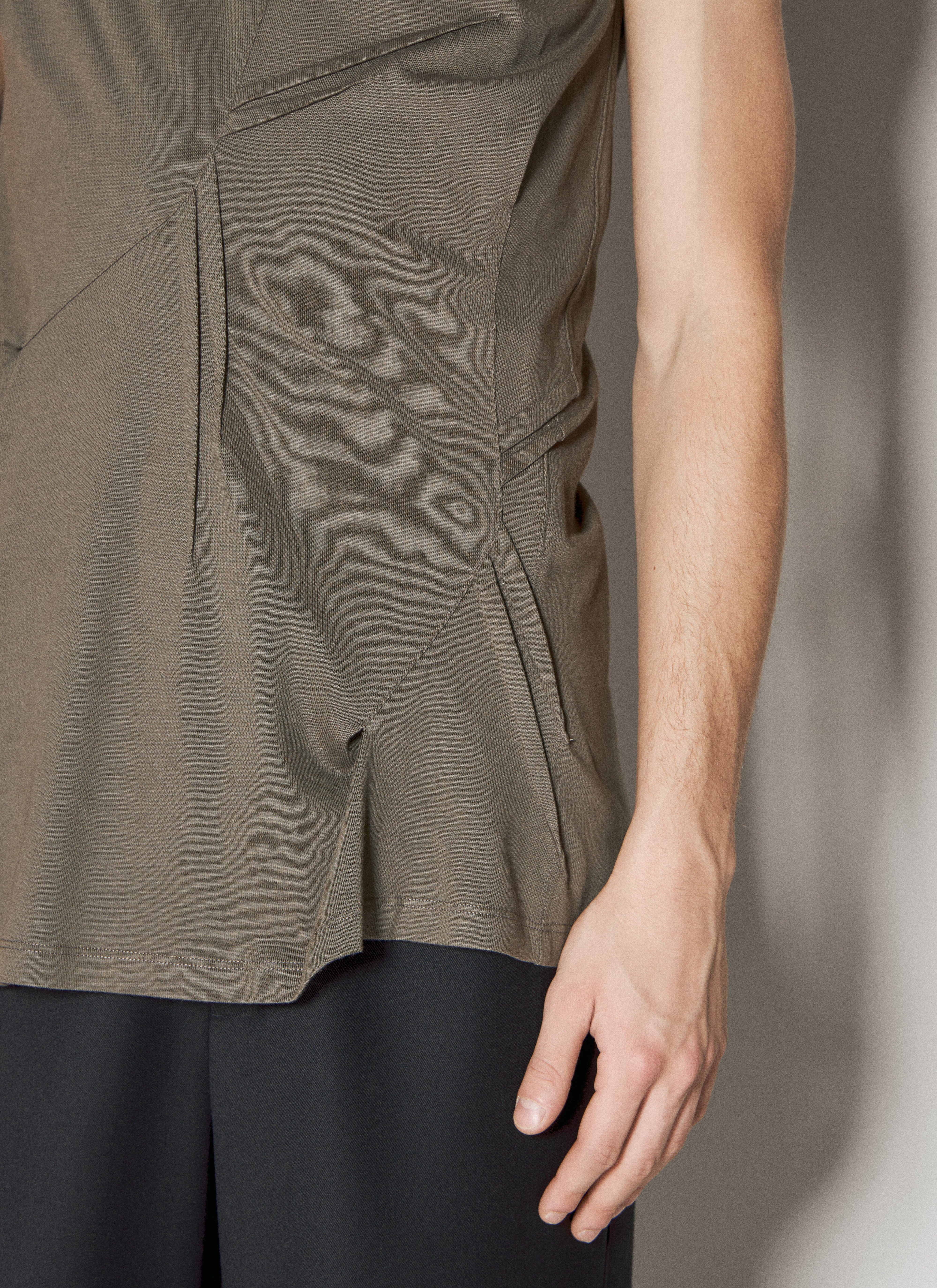 kiko kostadinov Deultum Darted Topサイズ44 Kiko Kostadinov Men's' Deultum Darted Vest in Khaki | LN-CC®
