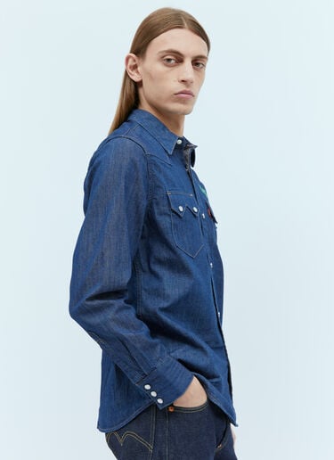 데님 웨스턴 셔츠 Kenzo x Levi's 데님 웨스턴 셔츠 블루 klv0156002