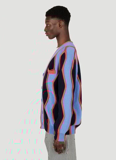 波浪纹开衫 Kenzo 波浪纹开衫 蓝色 knz0152003