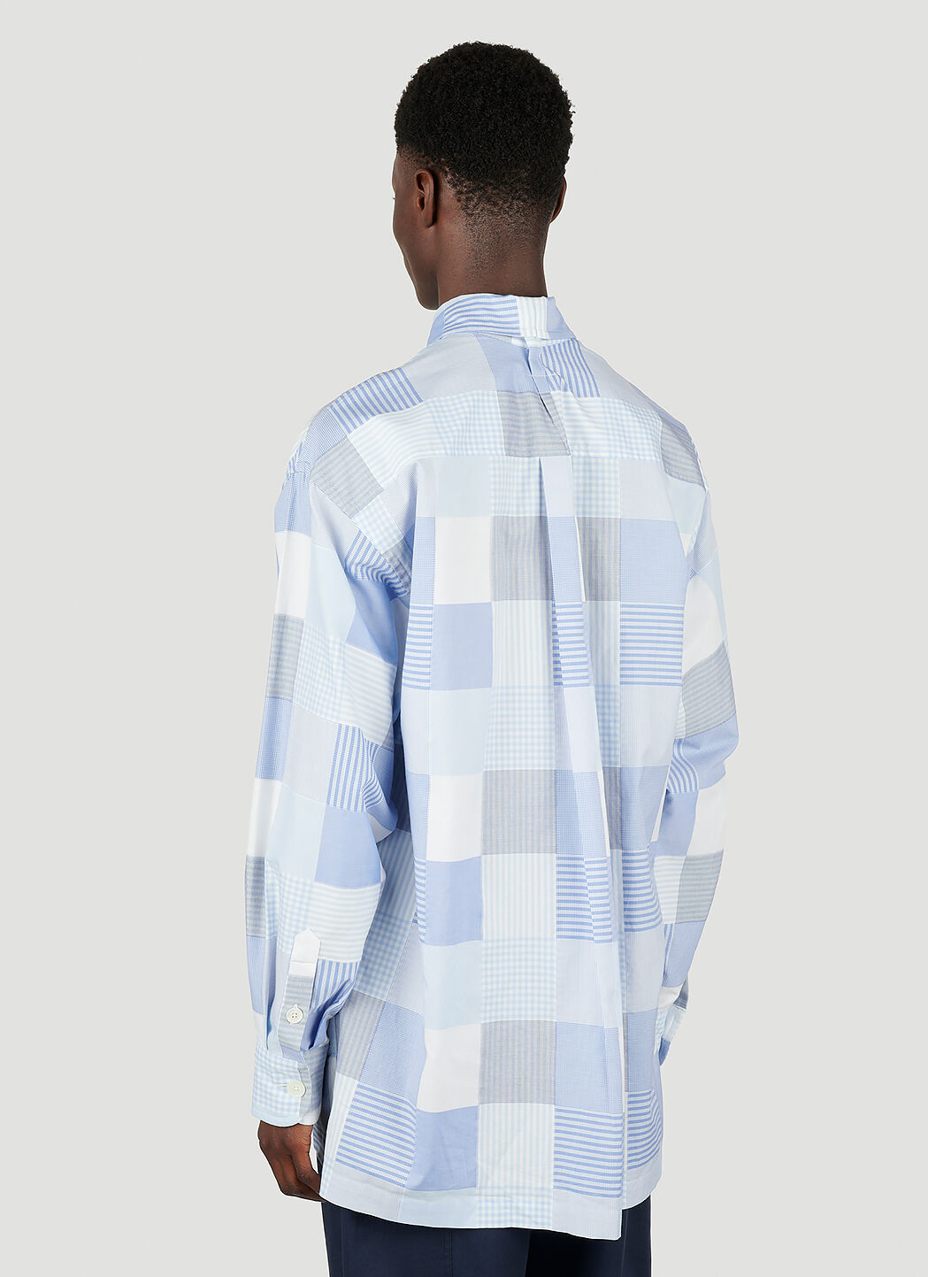 KENZO パッチワーク柄 長袖シャツ KENZO パッチワーク柄 長袖シャツ