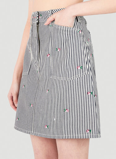 Denim Mini Skirt Black Denim Skirt Red And White Stripe Mini