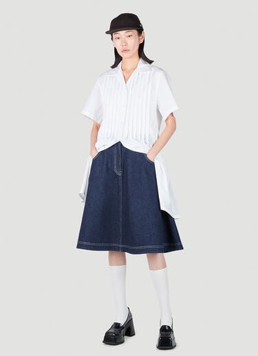 褶饰衬衫裙 Kenzo 褶饰衬衫裙 白色 knz0252019