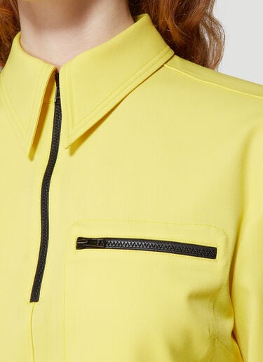 Zipped Shirt Kwaidan Editions Zipped Shirt Yellow kwe0238006