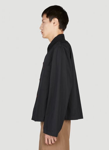 Lemaire Military Overshirt Black lem0152002