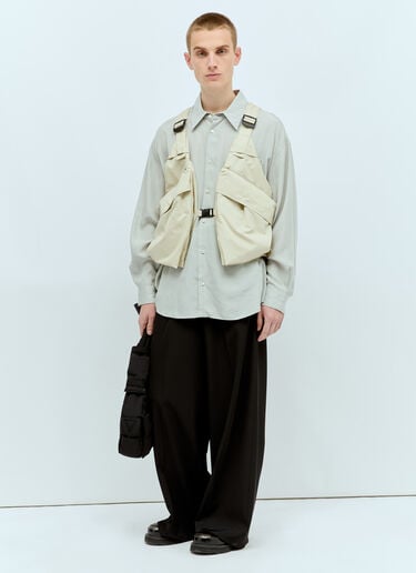 더블 포켓 셔츠 Lemaire 더블 포켓 셔츠 그레이 lem0156004