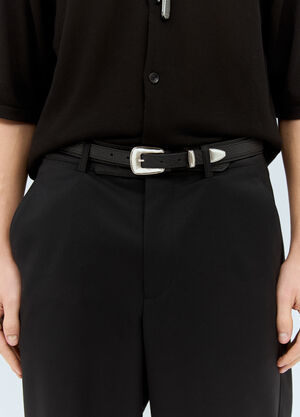 Lemaire Minimal Western Belt Black lem0158013