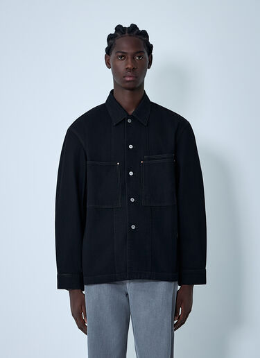 Lemaire Workwear Overshirt Black lem0162009
