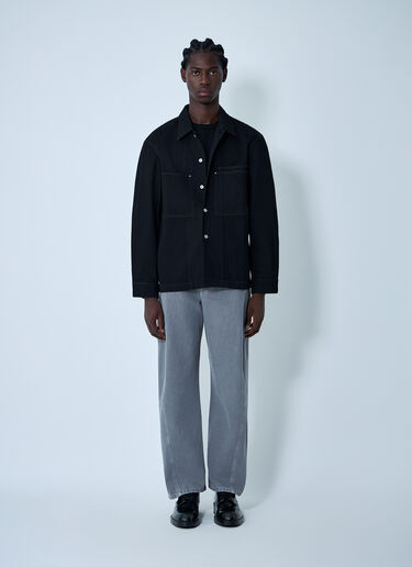 Lemaire Workwear Overshirt Black lem0162009