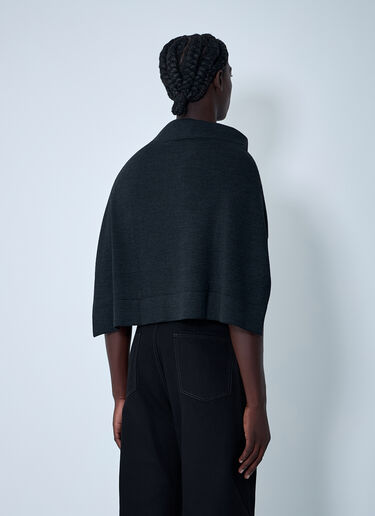 Lemaire Trompe L'oeil Scarf Black lem0162019