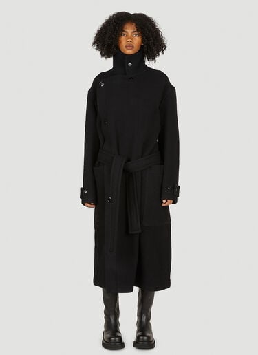 Lemaire 裹身大衣 黑 lem0250001