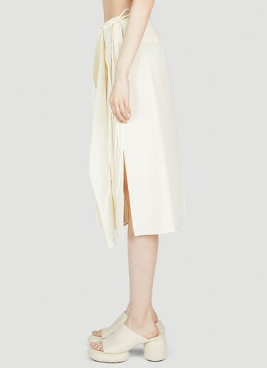 Layered Skirt Lemaire Layered Skirt Cream lem0252008