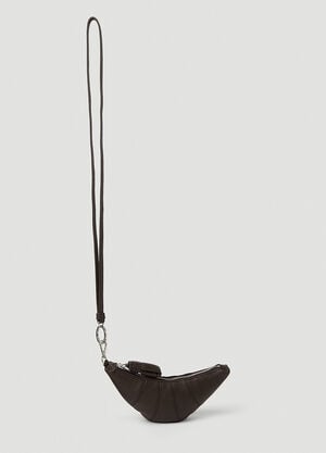 Lemaire Croissant Coin Pouch Dark Brown lem0252013