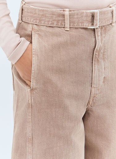 Twisted Belted Bermuda Lemaire Twisted Belted Bermuda Pink lem0258013