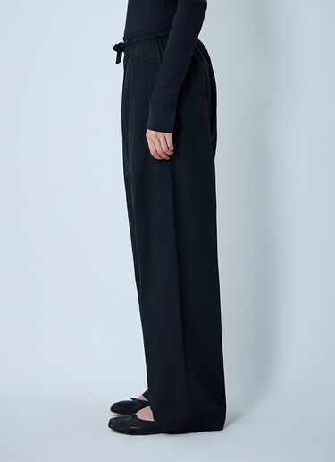 Lightweight Cotton Satin Pants Lemaire Lightweight Cotton Satin Pants Black lem0262003