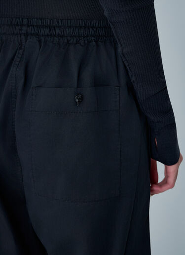 Lightweight Cotton Satin Pants Lemaire Lightweight Cotton Satin Pants Black lem0262003