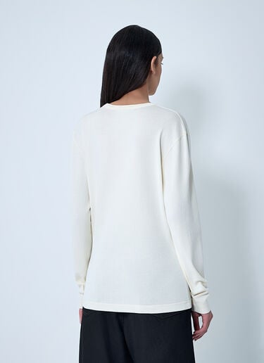 Jersey Top Lemaire Jersey Top Cream lem0262006