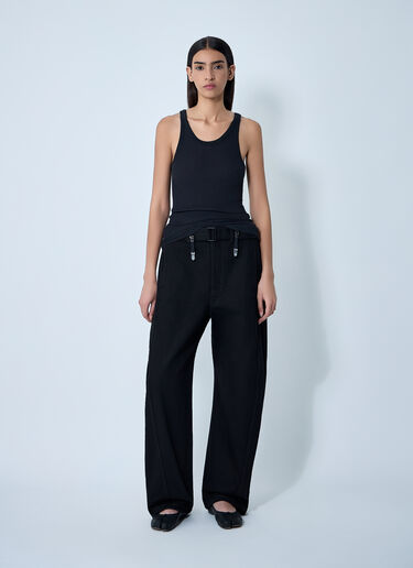 Lemaire Suspenders Tank Top Black lem0262012