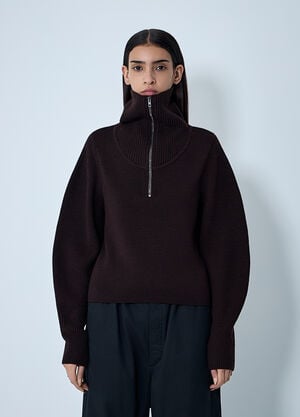 Lemaire Zip-Up Sweateshirt Purple lem0262013