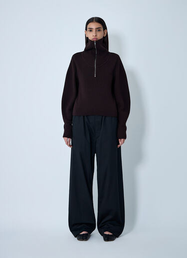 Zip-Up Sweateshirt Lemaire Zip-Up Sweateshirt Purple lem0262013