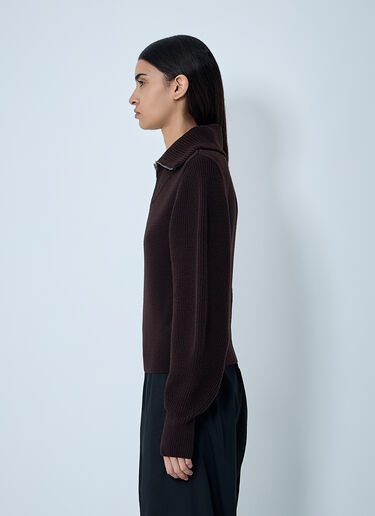 Zip-Up Sweateshirt Lemaire Zip-Up Sweateshirt Purple lem0262013